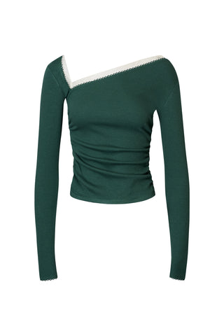 karavan clothing fashion fall winter 25 homecoming krvn collection marion top green