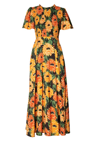 karavan clothing fashion spring summer 26 nai collection marisol dress sunflower yellow