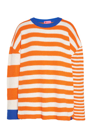 karavan clothing fashion spring summer 26 nai collection marsha sweater orange stripes