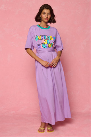 karavan clothing fashion spring summer 26 nai weekendwear collection maru dress purple