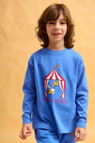 karavan clothing fashion fall winter 25 homecoming rookies collection dennis longsleeve blue