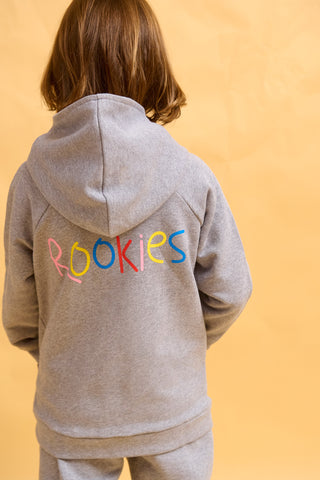 karavan clothing fashion fall winter 25 homecoming rookies collection christopher zip hoodie grey