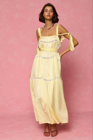 karavan clothing fashion spring summer 26 nai weekendwear collection rosewater dress yellow