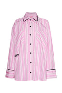 karavan fall winter 26' collection maxine shirt pink stripes