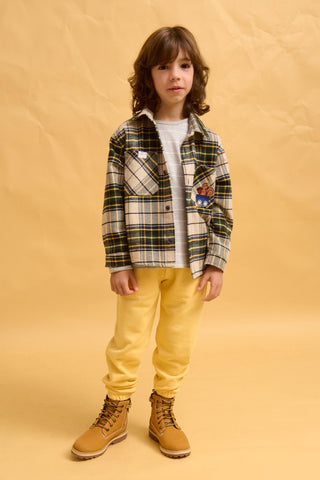 karavan clothing fashion fall winter 25 homecoming rookies collection george shirt checked green ivory