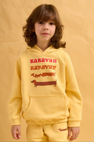karavan clothing fashion fall winter 25 homecoming rookies collection woody hoodie yellow