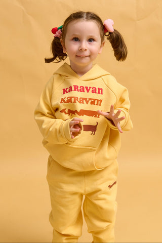 karavan clothing fashion fall winter 25 homecoming rookies collection max sweatpants yellow