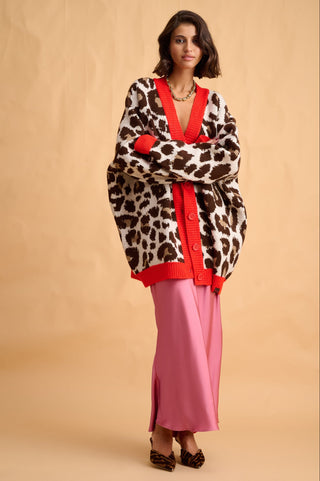 karavan clothing fashion fall winter 25 homecoming collection maya cardigan leopard