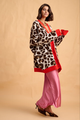 karavan clothing fashion fall winter 25 homecoming collection maya cardigan leopard