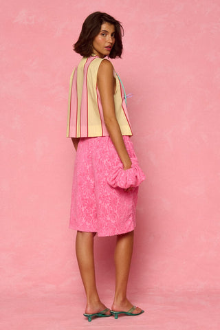 karavan clothing fashion spring summer 26 nai weekendwear collection meg bermuda shorts pink