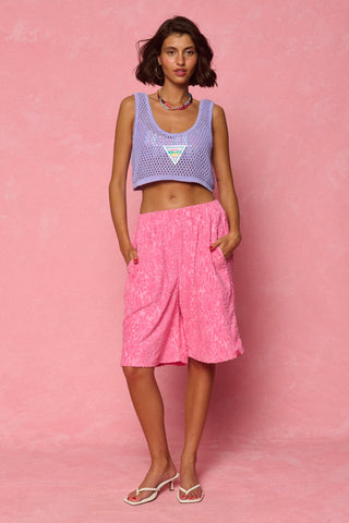 karavan clothing fashion spring summer 26 nai weekendwear collection meg bermuda shorts pink