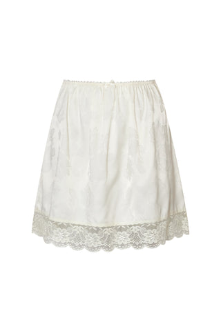 karavan clothing fashion fall winter 25 krvn homecoming collection melanie mini skirt ivory
