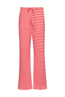 karavan loungewear planet fall winter 26' collection mellow trousers pink red lines