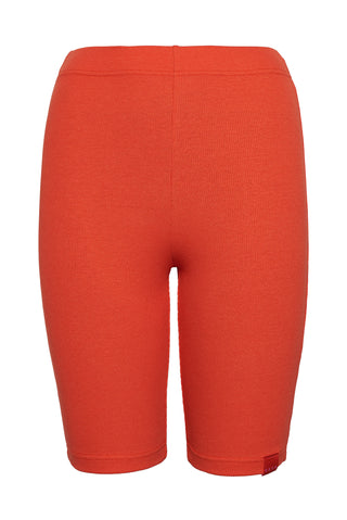 karavan clothing fashion krvn spring summer 26 nai collection mia biker shorts coral red