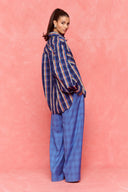 karavan fall winter 26' collection gracia checked blue