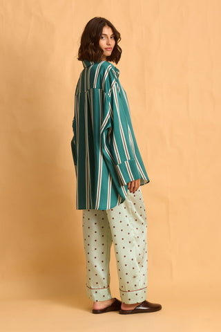 karavan clothing fashion fall winter 25 homecoming homeware collection mint pants brown dots