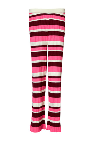 karavan clothing fashion fall winter 25 homecoming collection valeria knited trousers pink bordeaux ivory