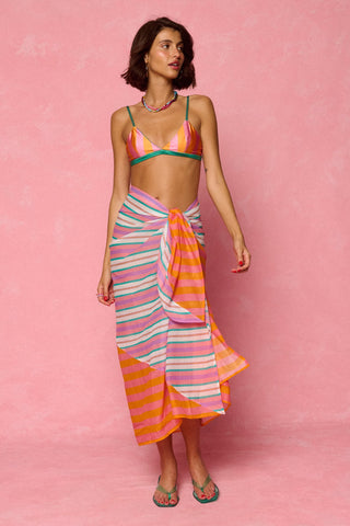 karavan clothing fashion spring summer 26 nai weekendwear collection persa pareo pink orange lines