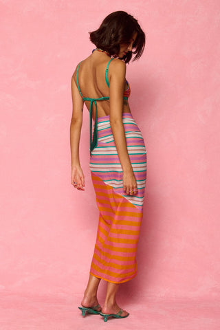 karavan clothing fashion spring summer 26 nai weekendwear collection persa pareo pink orange lines