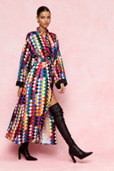 karavan fall winter 26' collection mulan dress multicolor square