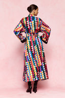 karavan fall winter 26' collection mulan dress multicolor square