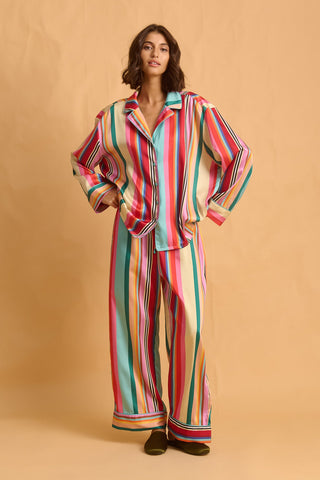 karavan clothing fashion fall winter 25 homecoming homeware collection multicolor stripes pants