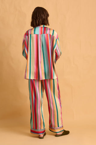 karavan clothing fashion fall winter 25 homecoming homeware collection multicolor stripes pants