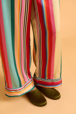 karavan clothing fashion fall winter 25 homecoming homeware collection multicolor stripes pants