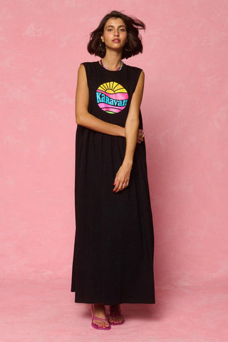 karavan clothing fashion spring summer 26 nai weekendwear collection nadia dress black