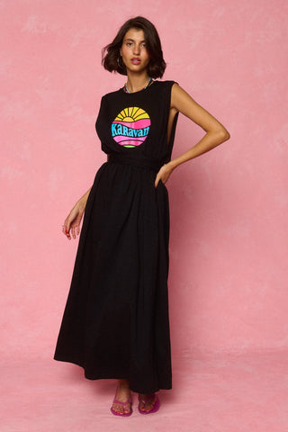 karavan clothing fashion spring summer 26 nai weekendwear collection nadia dress black