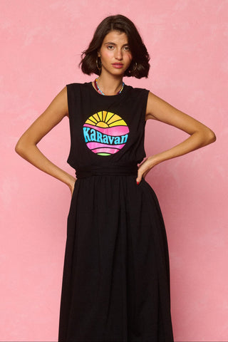 karavan clothing fashion spring summer 26 nai weekendwear collection nadia dress black