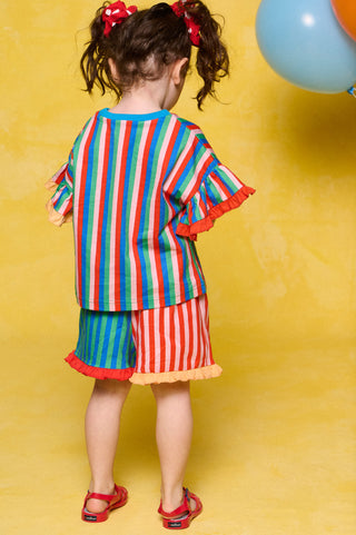 karavan clothing fashion spring summer 26 rookies collection helga tee multicolor stripes