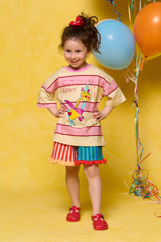 karavan clothing fashion spring summer 26 rookies collection pinky tee candy stripes