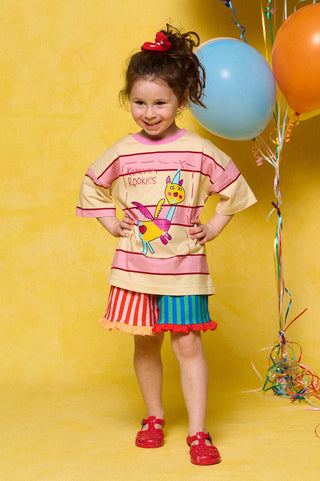 karavan clothing fashion spring summer 26 rookies collection nala shorts pink blue stripes