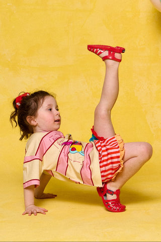 karavan clothing fashion spring summer 26 rookies collection pinky tee candy stripes