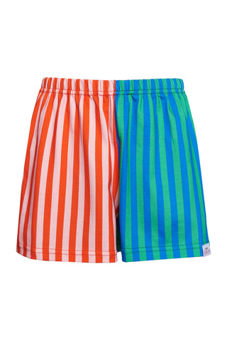 karavan clothing fashion spring summer 26 rookies collection nala shorts pink blue stripes