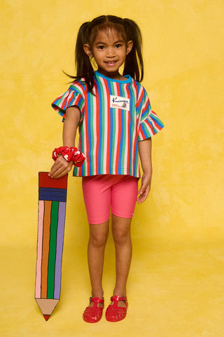 karavan clothing fashion spring summer 26 rookies collection helga tee multicolor stripes
