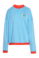 karavan loungewear planet fall winter 26' collection nariz sweater blue lines