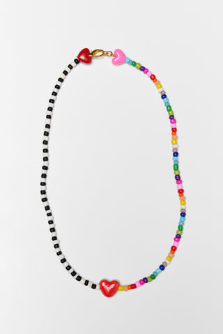 karavan clothing fashion spring summer 26 nai collection ceramic heart necklace