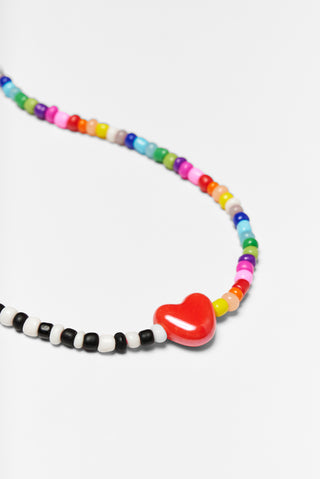 karavan clothing fashion spring summer 26 nai collection ceramic heart necklace