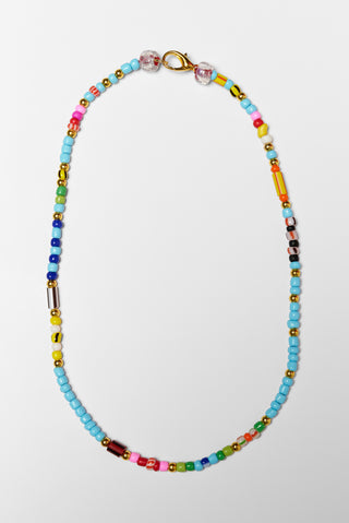 karavan clothing fashion spring summer 26 nai collection golden colorful beads necklace