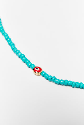 Beads Necklace (Turquoise)