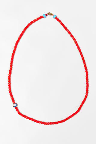 Beads Necklace (Red)