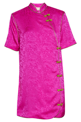 karavan clothing fashion krvn spring summer 26 nai collection nesrin mini dress magenta