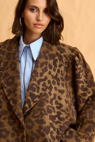 karavan clothing fashion fall winter 25 homecoming collection louve blazer leopard