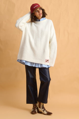 karavan clothing fashion fall winter 25 homecoming collection zoe pullover ivory