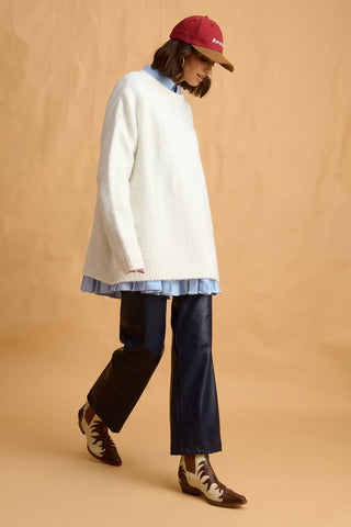 karavan clothing fashion fall winter 25 homecoming collection zoe pullover ivory