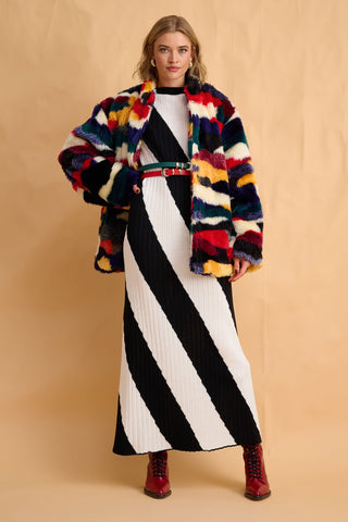 karavan clothing fashion fall winter 25 homecoming collection argie coat multicolor