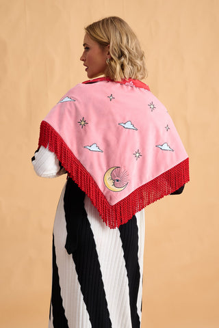 karavan clothing fashion fall winter 25 homecoming collection elysia scarf moon & stars