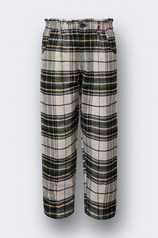 karavan clothing fashion fall winter 25 homecoming rookies collection noddy trousers checked green ivory